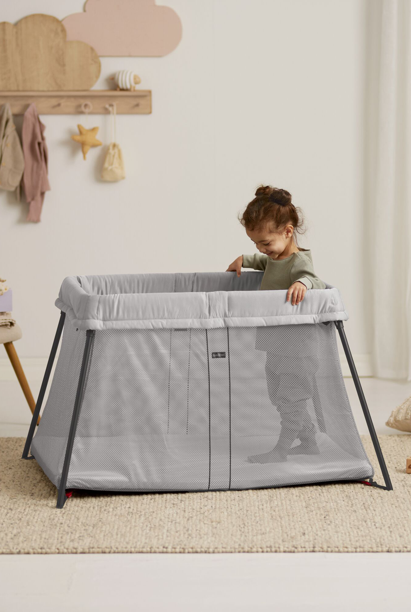BabyBjörn Travel Crib Light, Silver