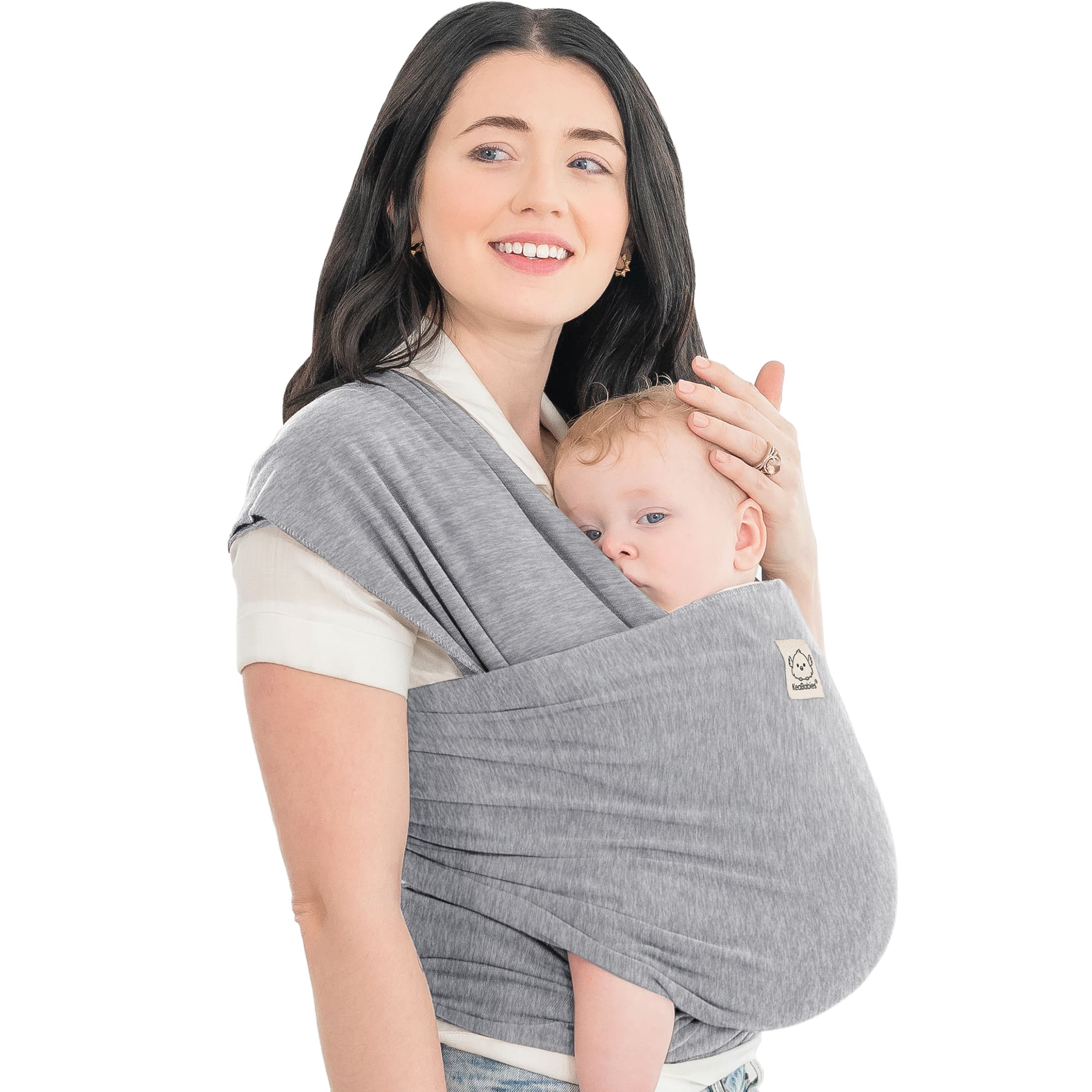 KeaBabies Baby Wrap Carrier - All in 1 Original Baby Carrier Newborn to Toddler Sling