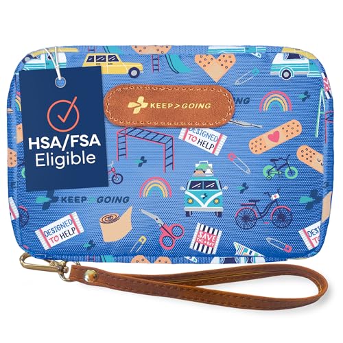 KeepGoing Travel First Aid Kit for Kids, 130 Pieces