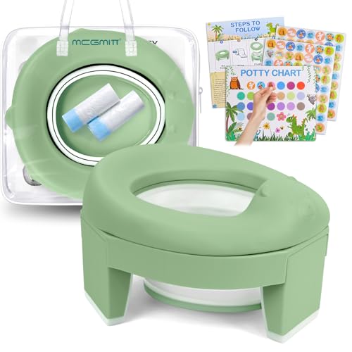 MCGMITT Portable Folding Travel Potty and Toilet Seat