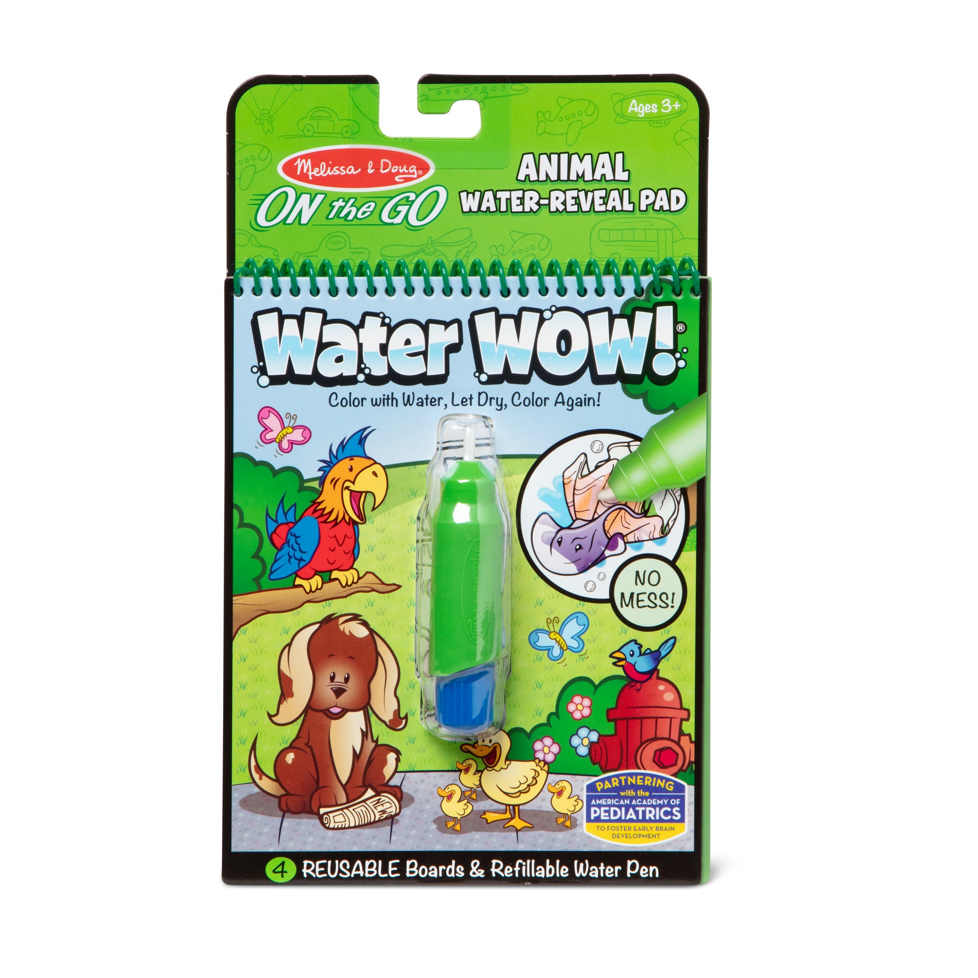 Melissa & Doug On The Go Water Wow! Mess Free Coloring Book, Vehicles