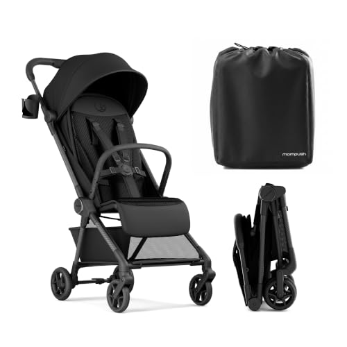 Mompush Nexis Carbon Fiber Lightweight Travel Stroller, Carry-On