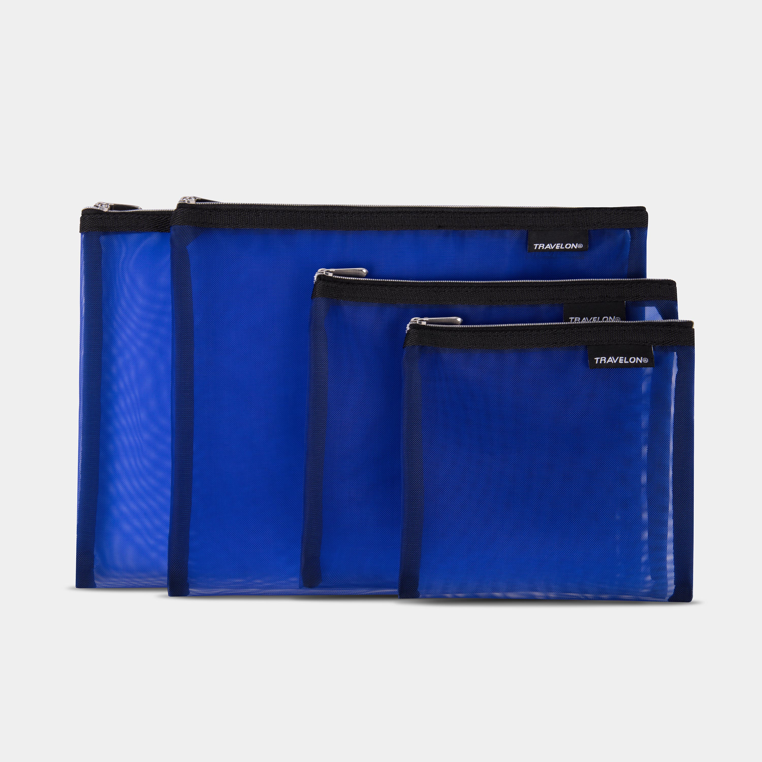 Travelon Set of 4 Mesh Pouches, Assorted Sizes